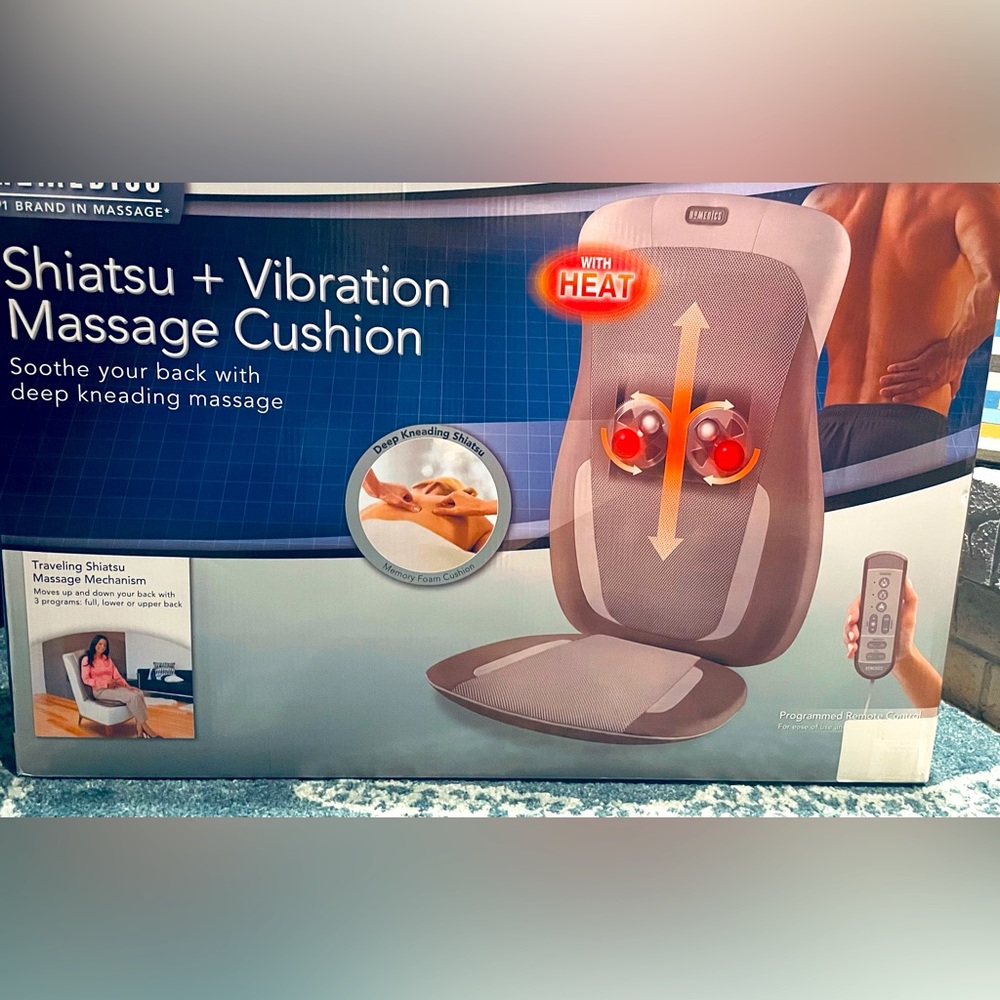 Homedics Shiatsu & Vibration Massage Cushion w/ Heat